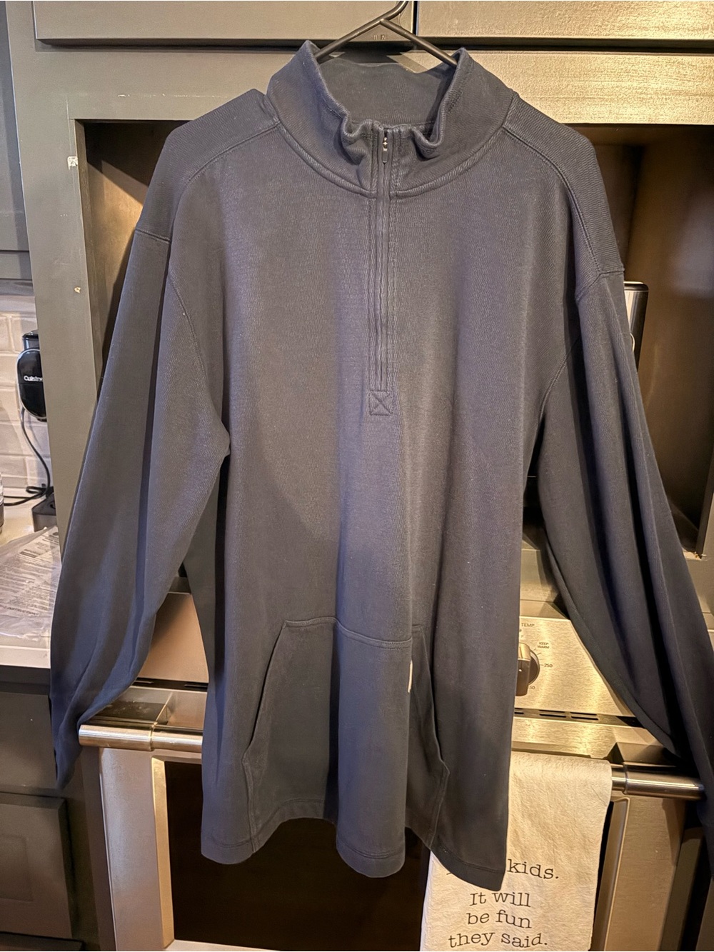 Carhartt Men's Half-Zip Sweater - Navy Blue